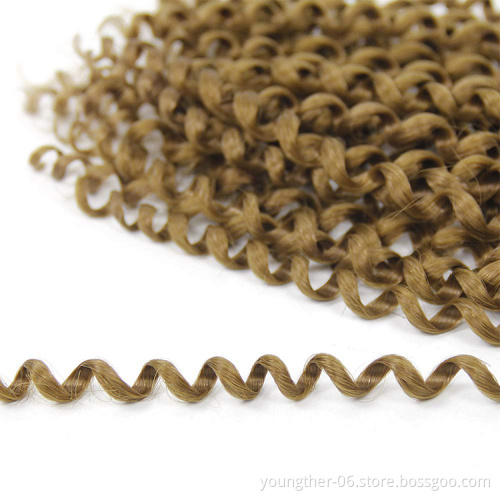 Jerry Curly Passion Twist Synthetic Crochet Braids Extension Kinky Curly Black Brown Ombre Crochet Hair Braids Passion Twist